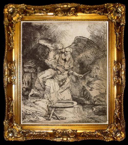 framed  REMBRANDT Harmenszoon van Rijn Abraham-s Sacrifice, ta009-2